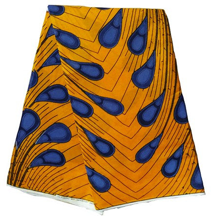 Peacock African Print Fabric、mySite、solidvoid