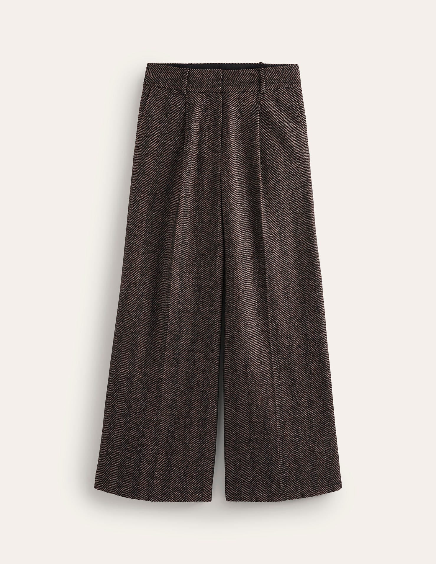  Chiswick Wool Blend Pants-Brown Herringbone、mySite、ashleygrahame
