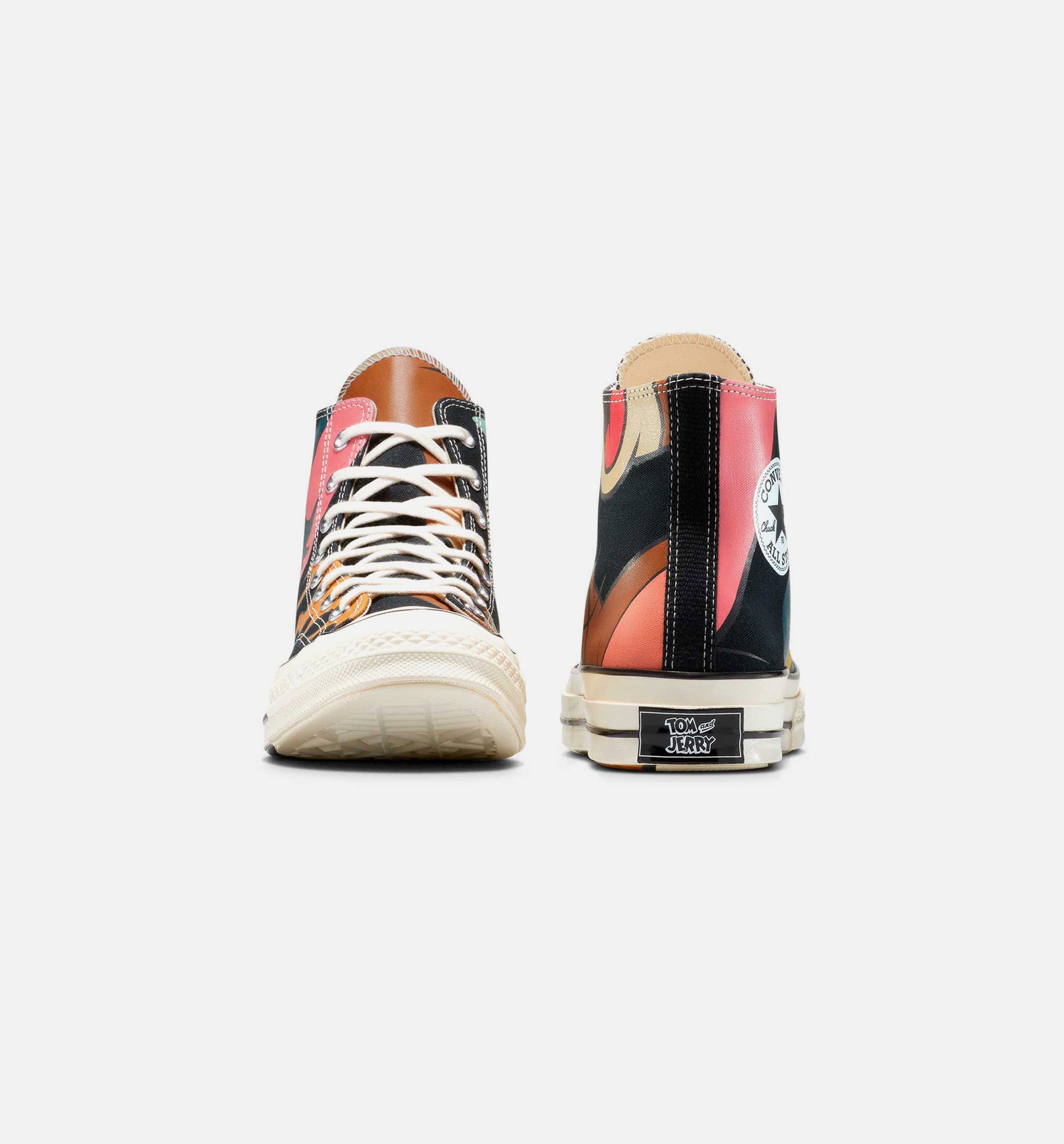 Tom And Jerry Chuck 70 High Mens Lifestyle Shoe - Black/Multi Color、mySite、dreamappss