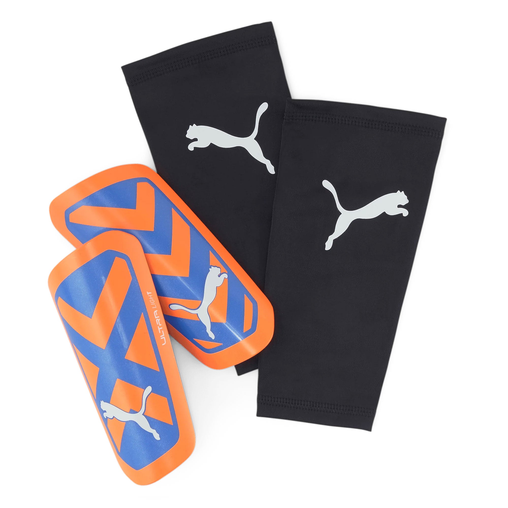 PUMA Ultra Light Sleeve Shin Guards Orange/Blue、mySite、bottomscart
