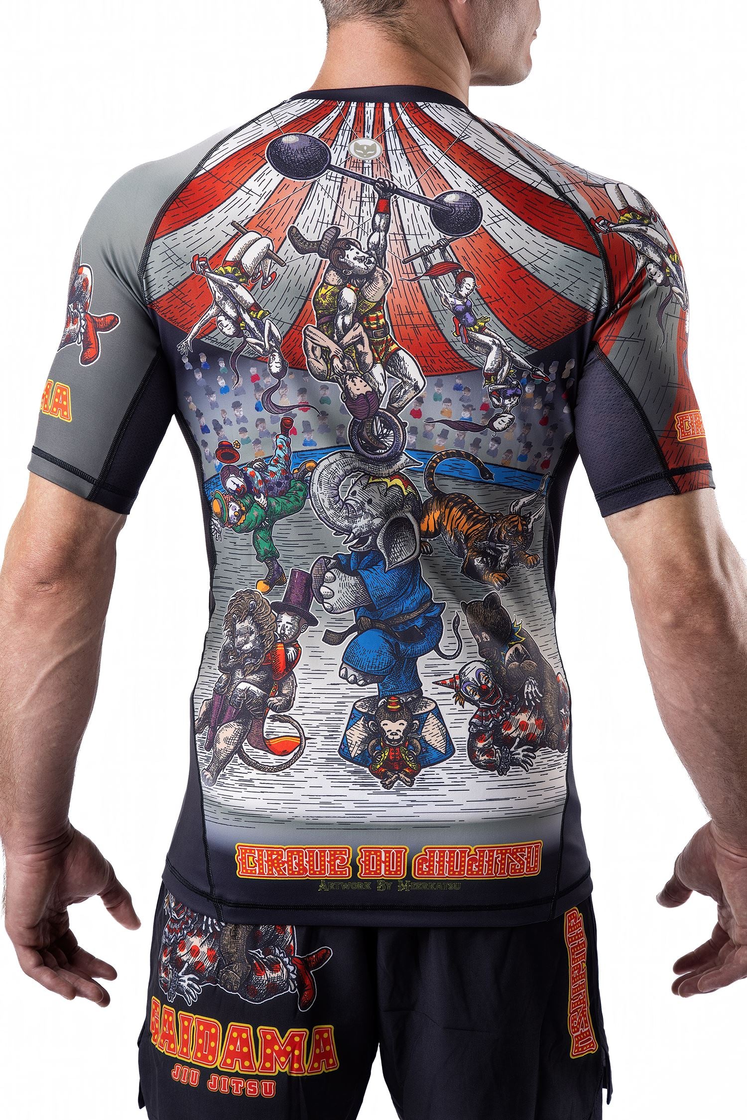 Men's Cirque du Jiu Jitsu Rashguard - Short Sleeve、mySite、gigharbornorthrealestate