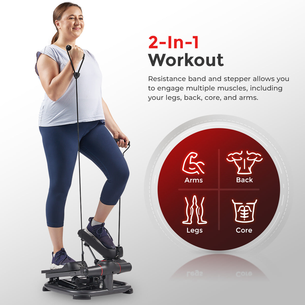  Smart Heavy Duty Power Stepper with Exercise Bands、mySite、ghnorth