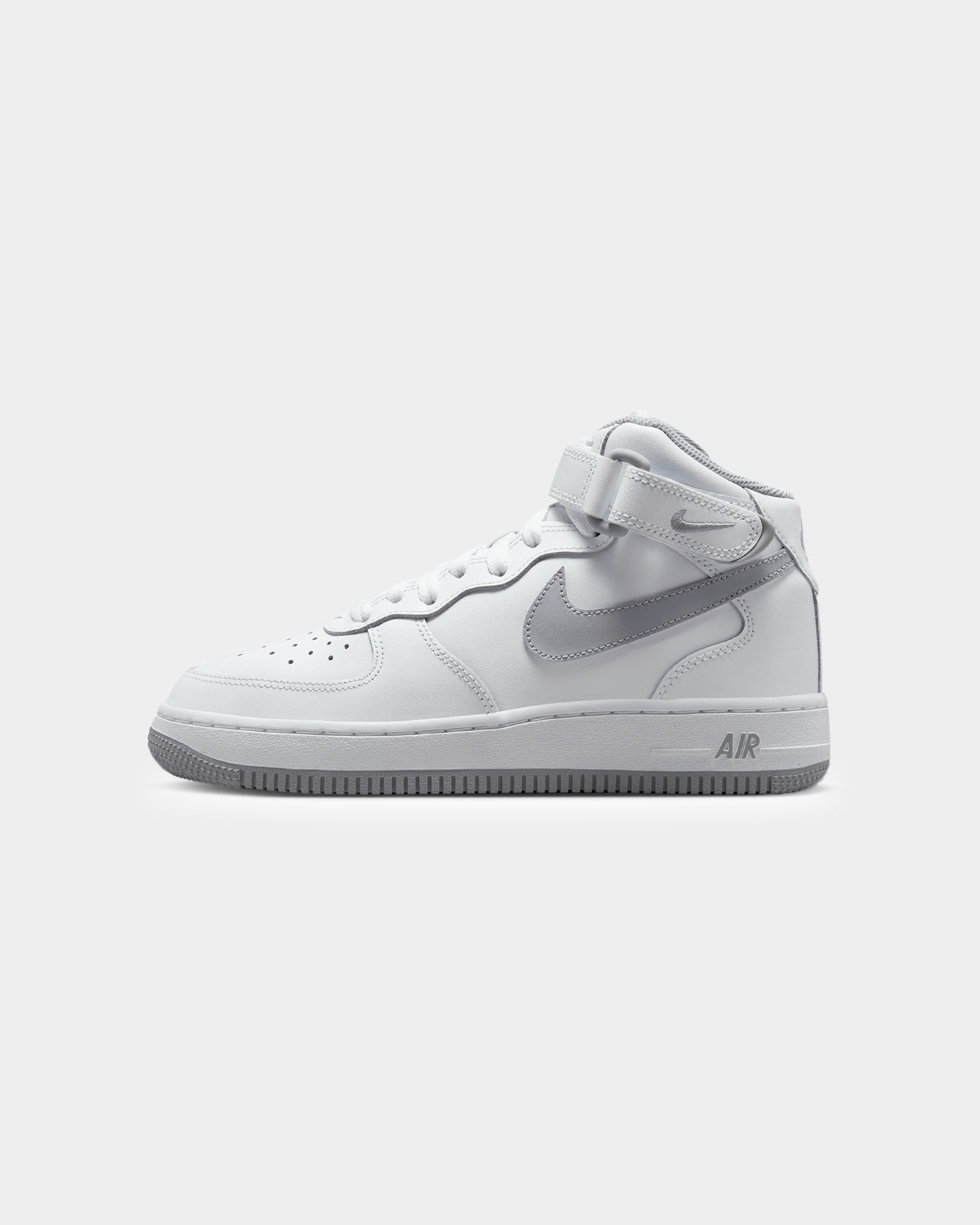 Nike Kids' Air Force 1 Mid LE (GS) White/Wolf Grey、mySite、zt4zffjzw