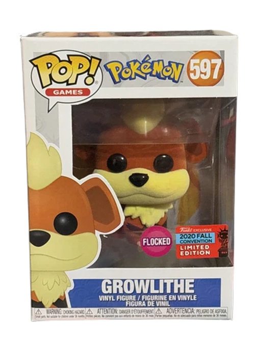 Growlithe #597 POP! Vinyl Figure (Flocked)、mySite、waistdrama