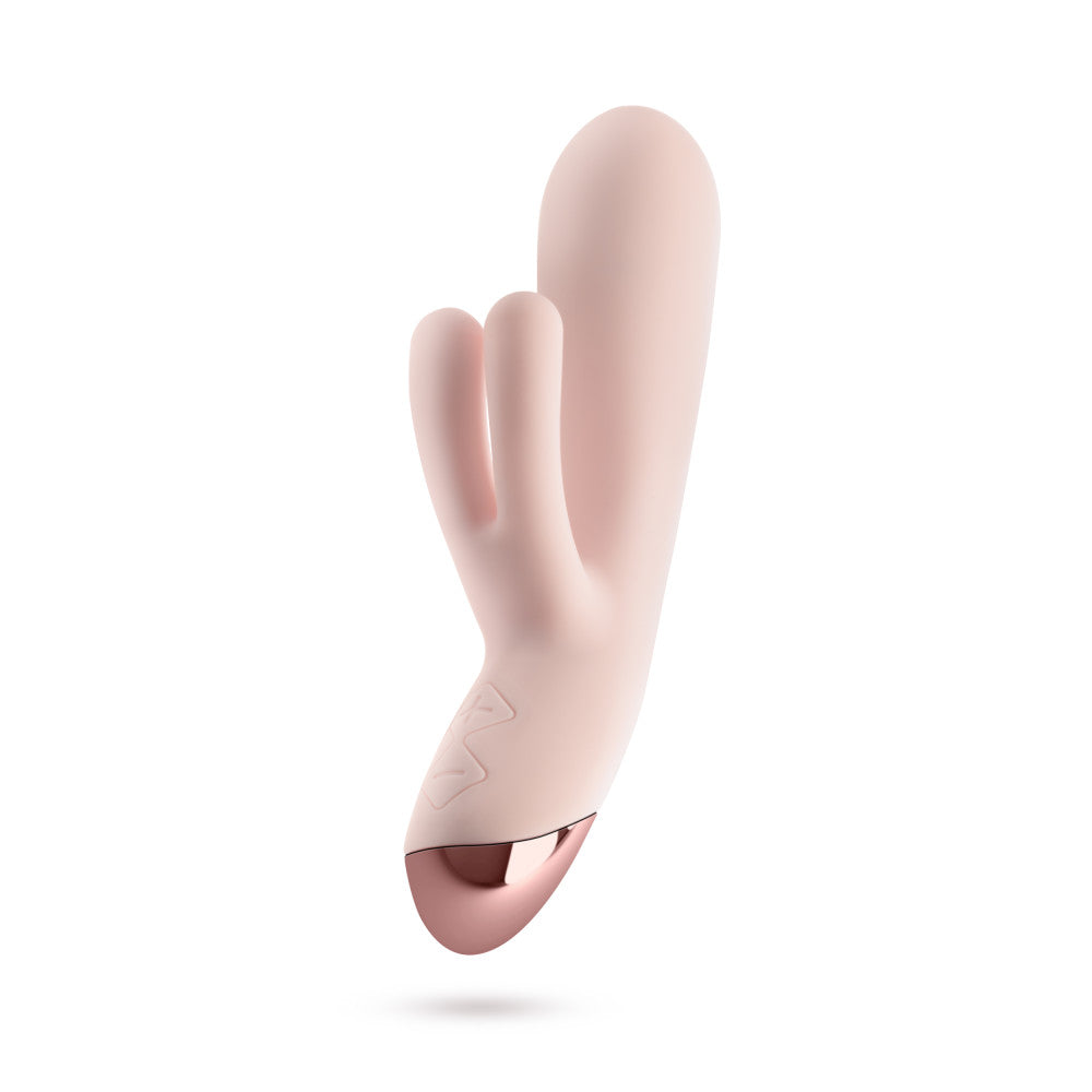 Blush | Elora 8 Inch G Spot Clitoral Triple Stimulation Puria® Silicone Rabbit Vibrator With 10 RumboTech™ Modes - Pink、mySite、bottomscart