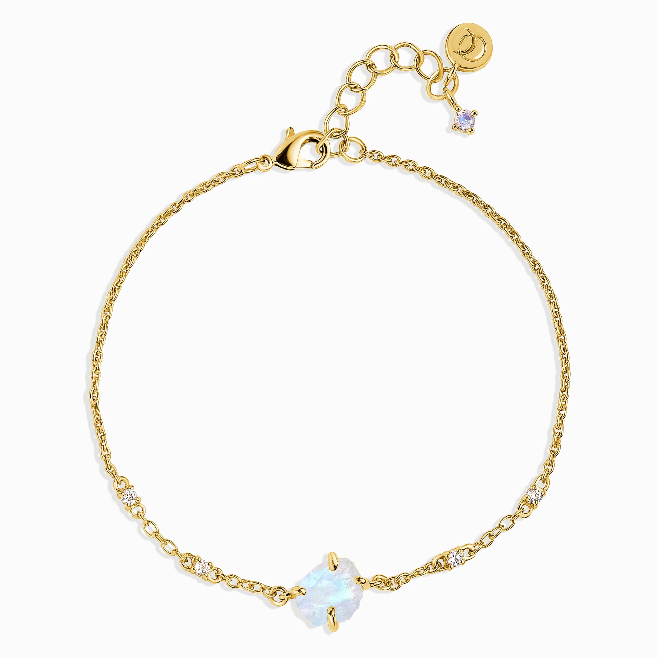 Raw Crystal Bracelet - Moonstone 'Intuition'、mySite、hinf8tx79