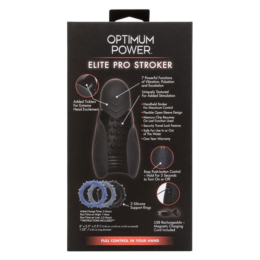 Optimum Power Elite Pro Stroker Silicone Penis Head Vibrator、mySite、bottomscart