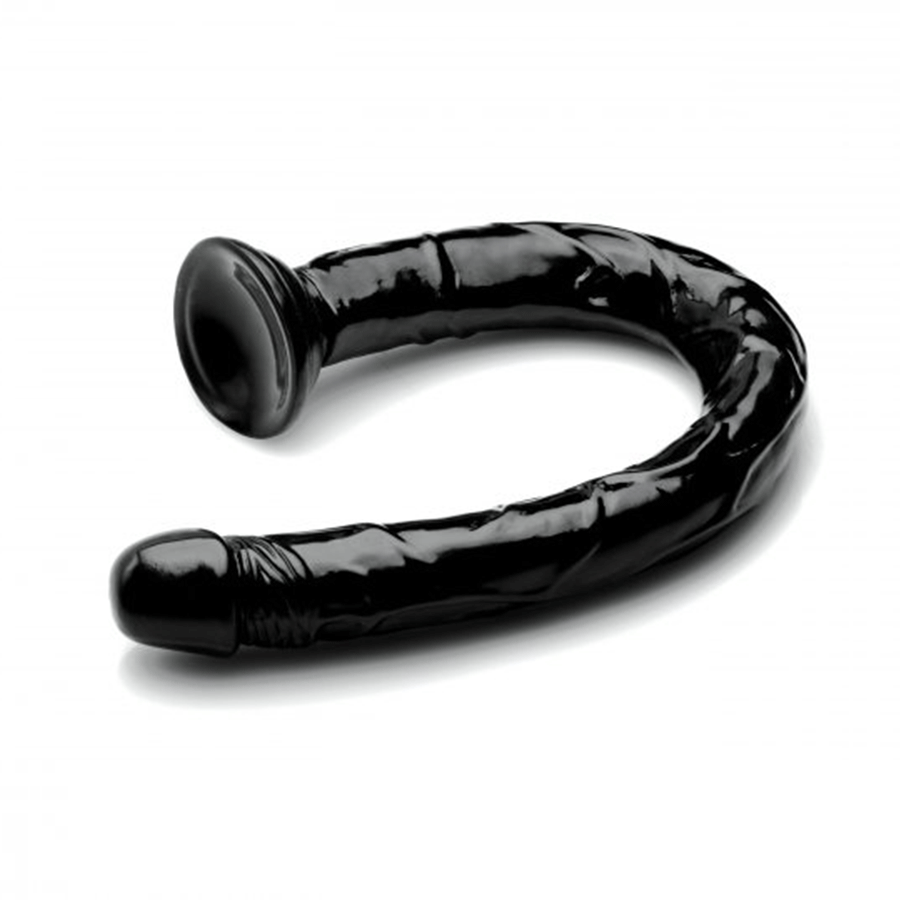 Hosed 19 Inch Black Realistic Anal Dildo、mySite、bottomscart