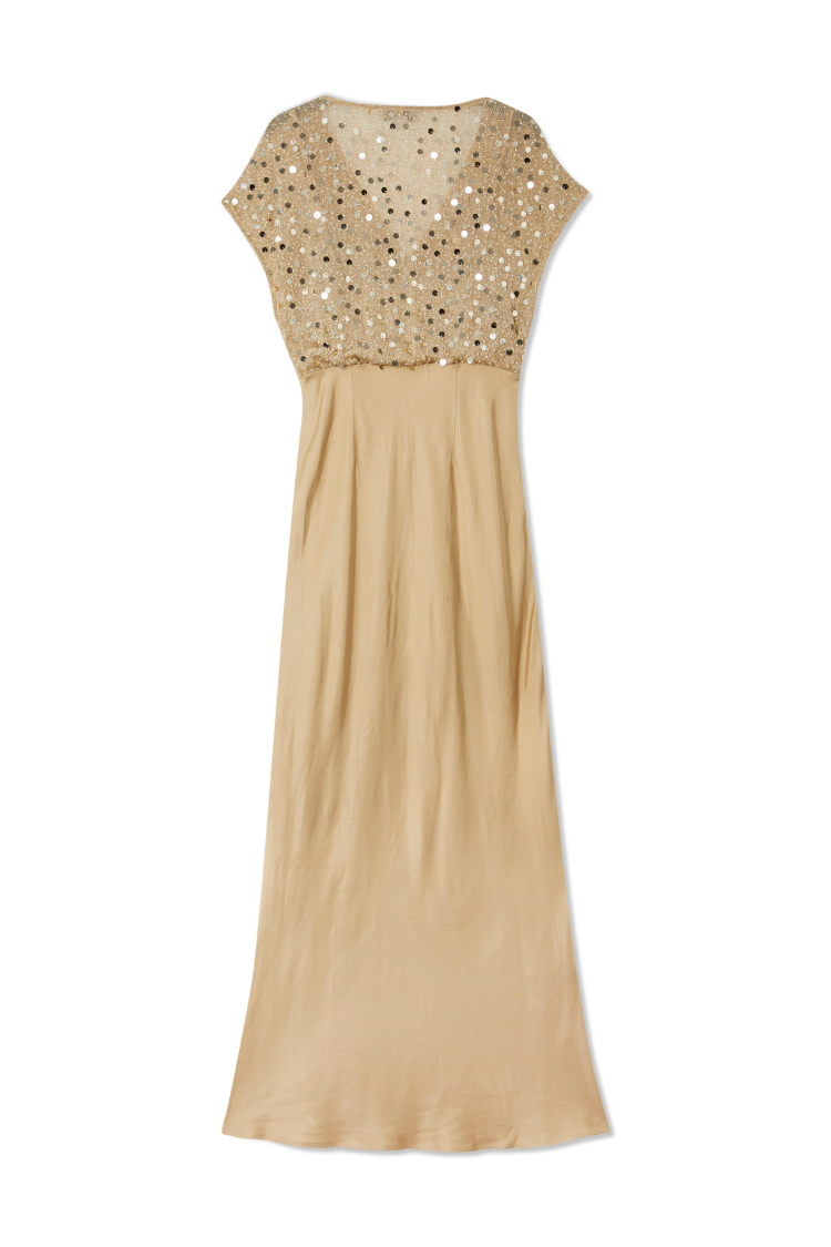 Gold Sequin Elodie Dress、mySite、solidvoid