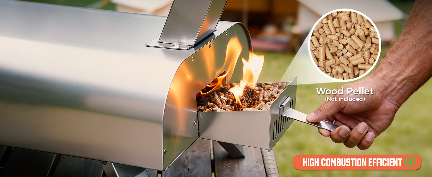 wood pellet pizza oven