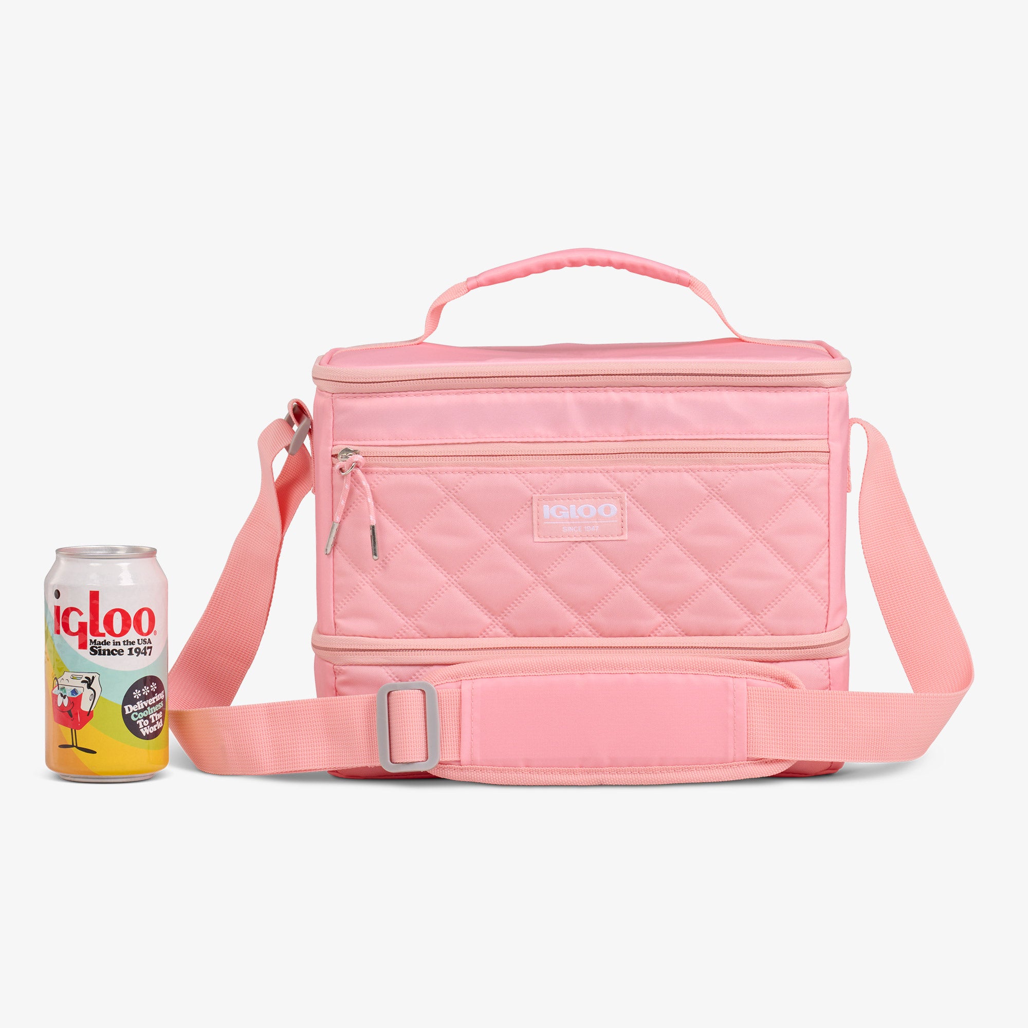 MaxCold DUO Dual Compartment Square Lunch Cooler、mySite、noshort