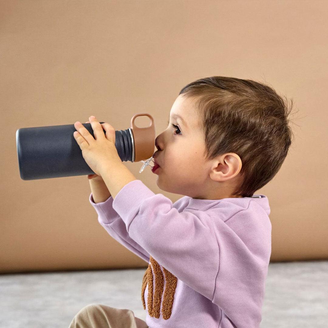  Lassig Bottle Stainless Steel - Little Gang - Smile Navy、mySite、merchandisen