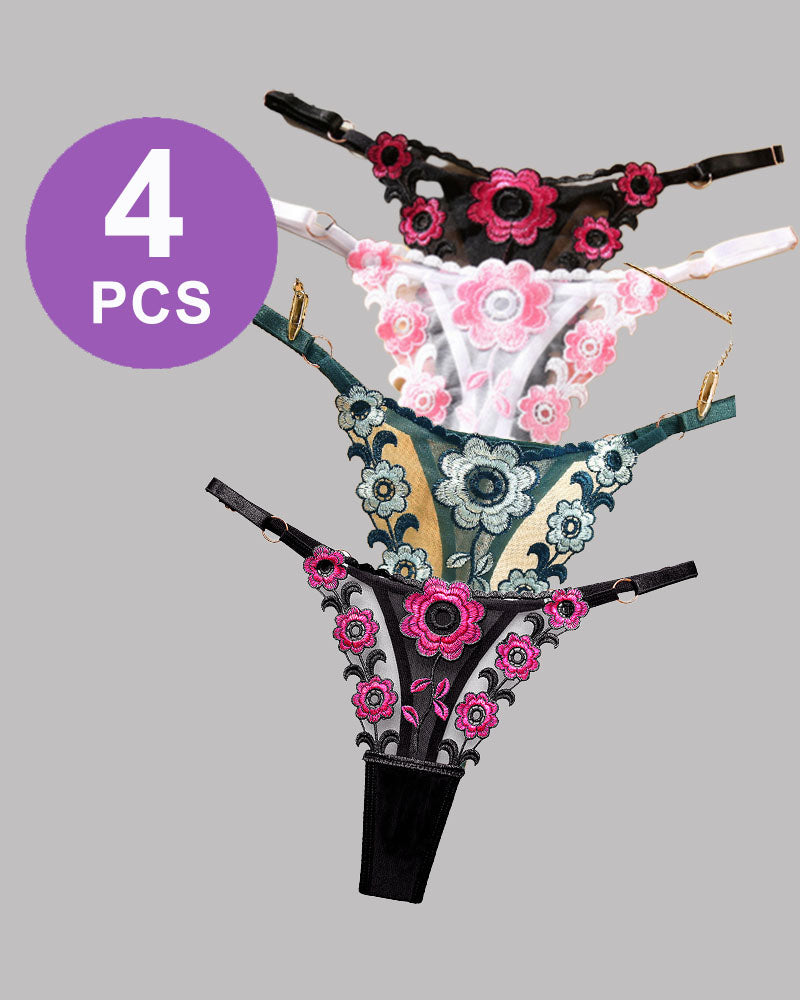 Low Waist Triangle Lace Thong Panty Set、mySite、bengalsvssteelers