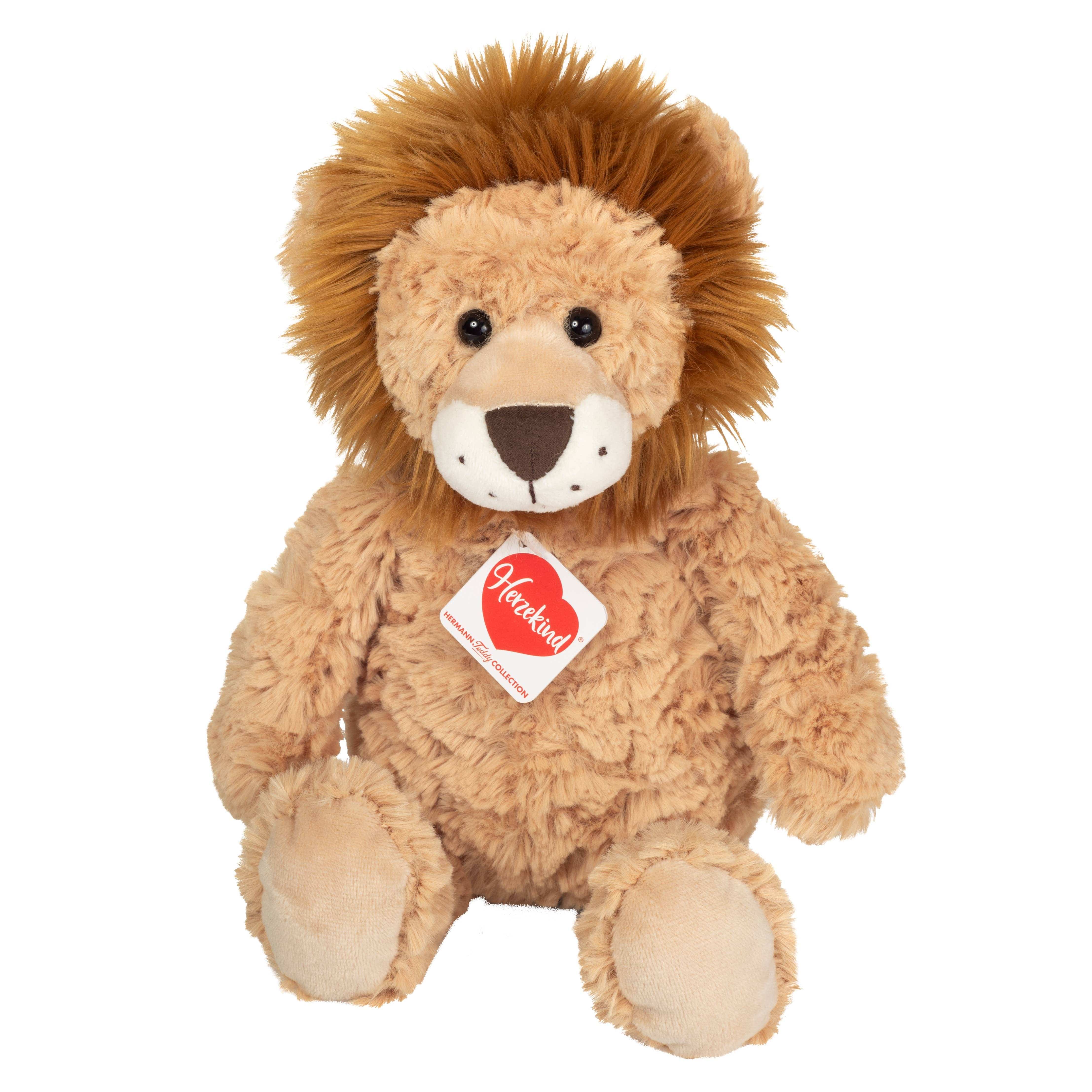 Liam the Lion Scruffy Floppy Plush Lion 32 cm by Teddy Hermann Eco Friendly、mySite、g9winljtr