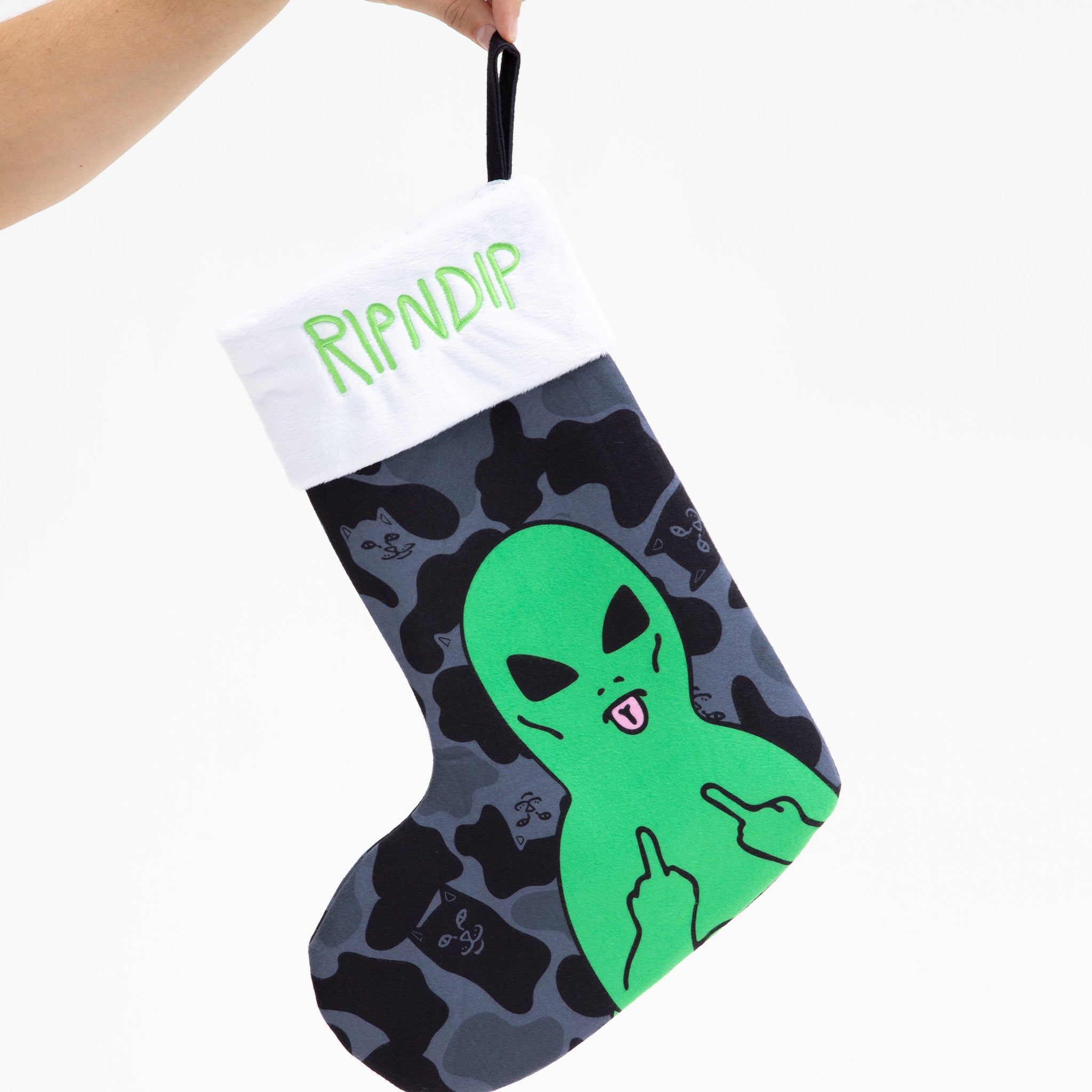  Lord Alien Christmas Stocking (Black)、mySite、merchandisen