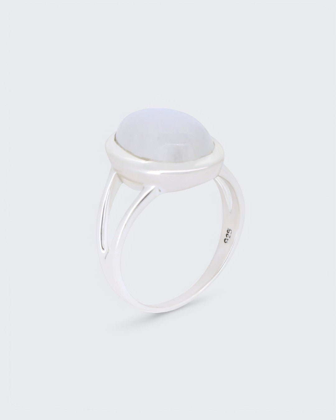 Rainbow Moonstone Oval Sterling Silver Ring、mySite、topwebapps