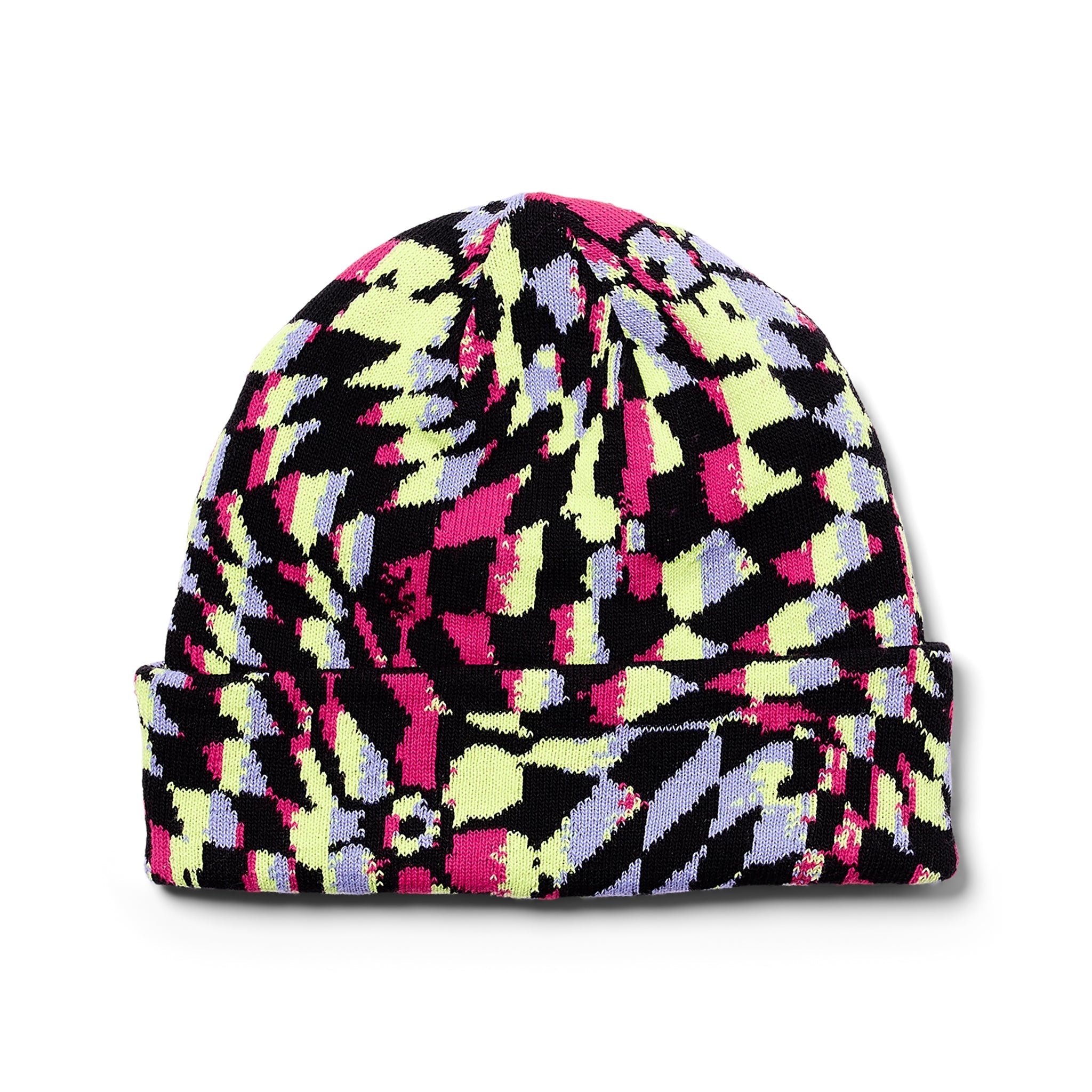 Girls Check Floral Beanie - Multi、mySite、i-lightchina