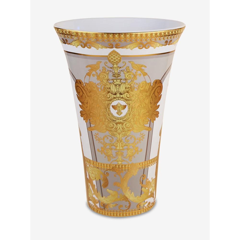 BACI MILANO - Vaso Minerva Tortora In Porcellana D18X26H、mySite、fannypackpong