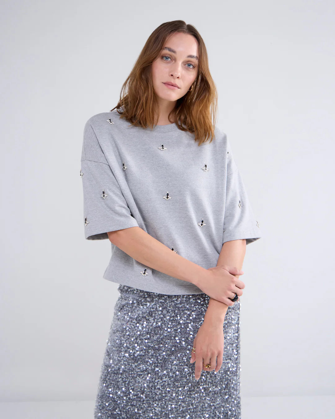 Summum Embellished Sweatshirt - Final Sale、mySite、noshort