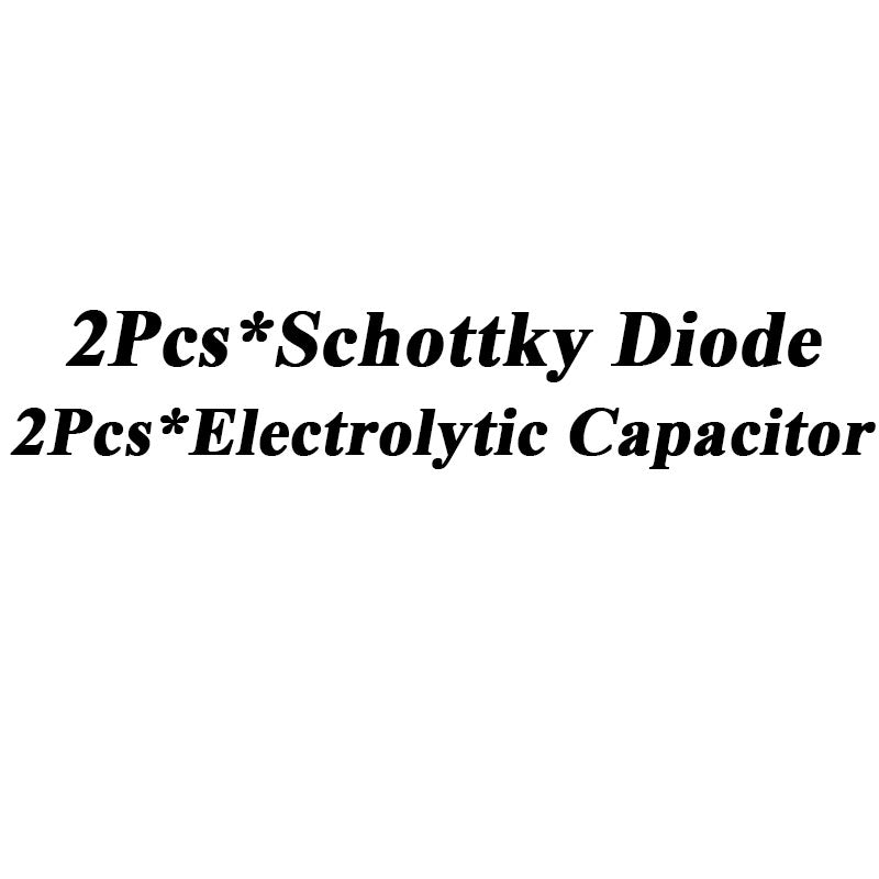 2Sets Electrolytic Capacitor and Schottky Diode for LED emblem、mySite、nflplayoffbracketp