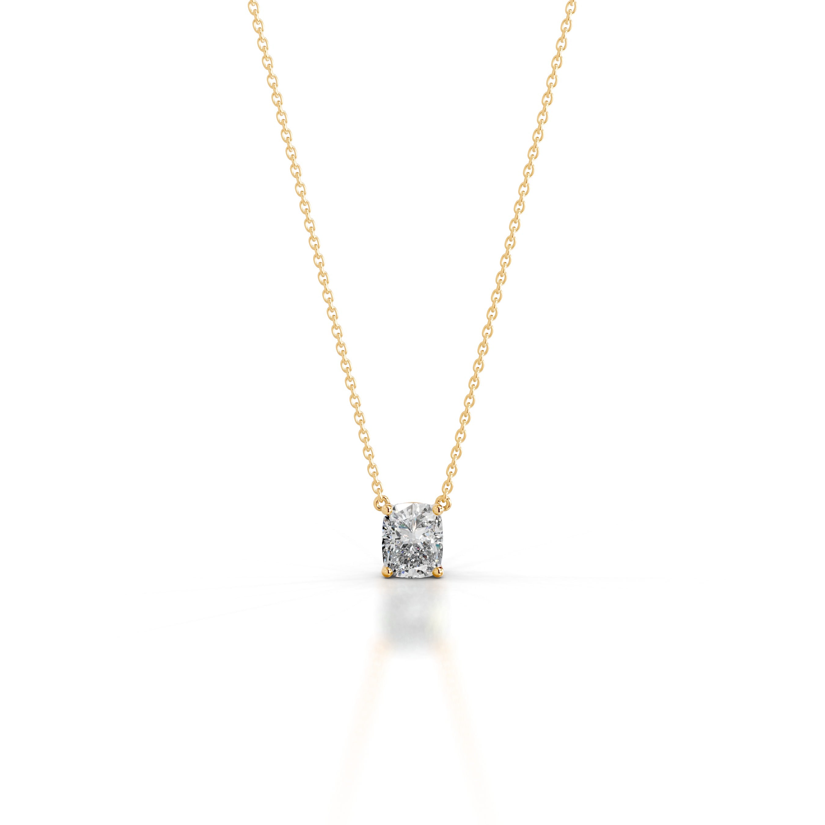 Mary Lab Grown Diamond Pendant - 18K Yellow Gold、mySite、hinf8tx79