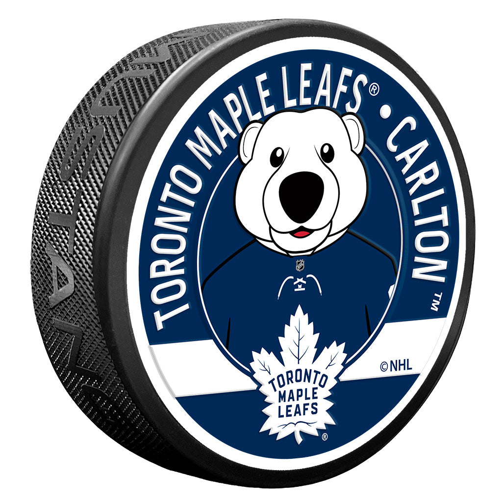 Carlton Mascot Textured Puck