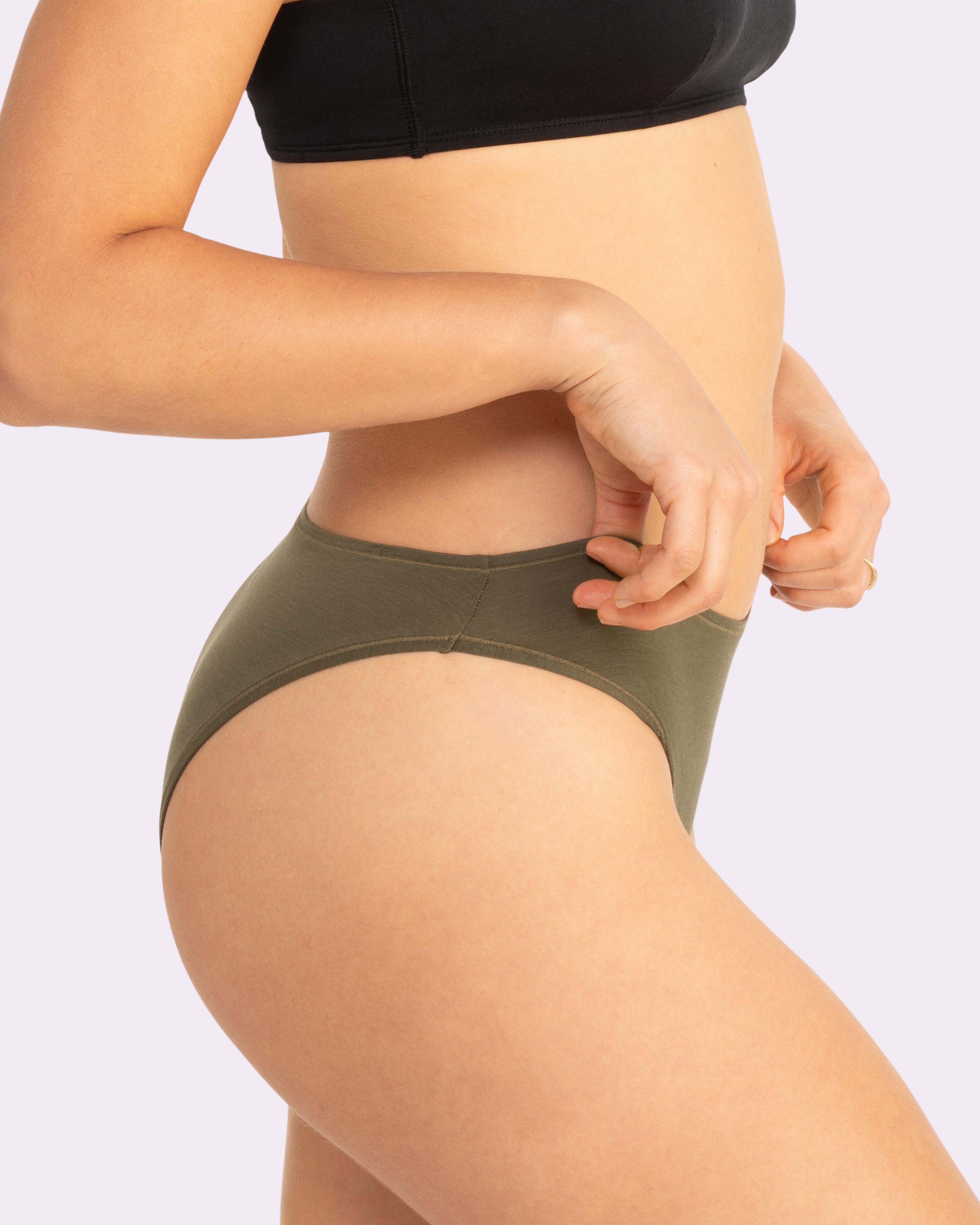 Vintage High Cut Cheeky | New:Cotton (Olive Night)、mySite、bengalsvssteelers