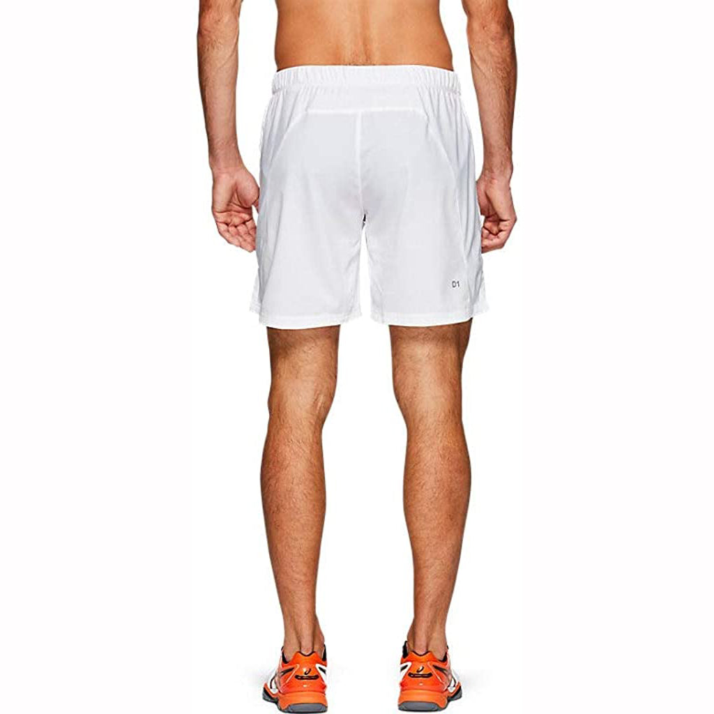 Asics Men's Elite Short 7-Inch (White)