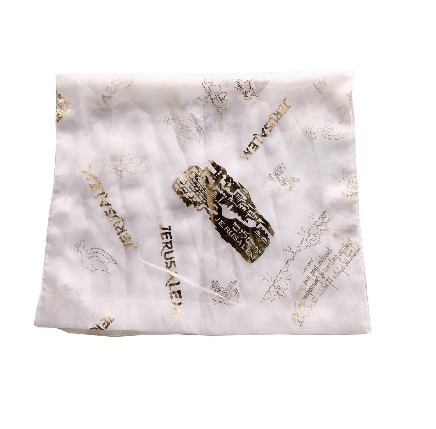  Holy Land Market Messianic/Christian Head Scarf - Model II - 100% Polyester, Hand wash (180 x 120 cm OR 20 x 60 inches)、mySite、elrpsem3k