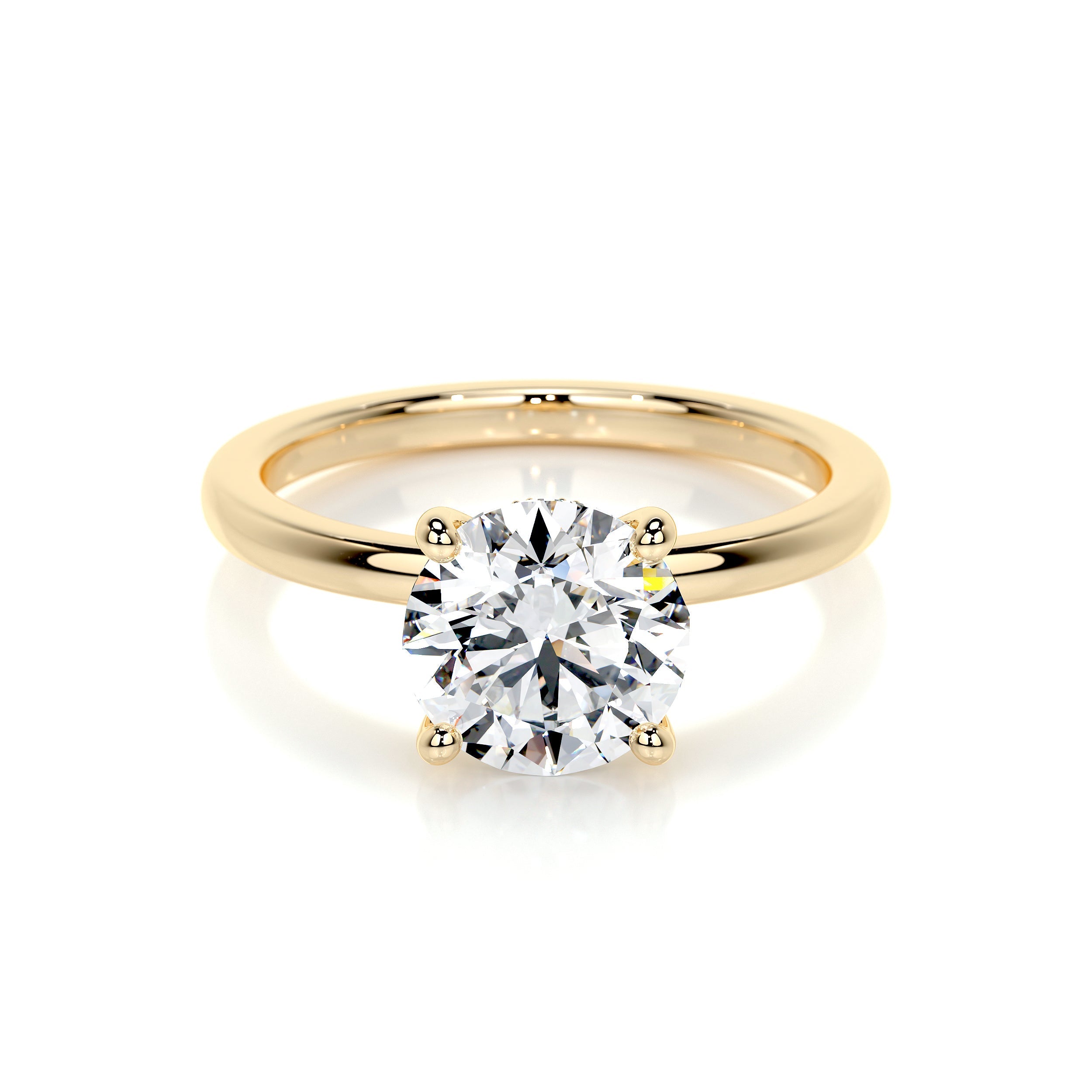Cynthia Lab Grown Diamond Ring -18K Yellow Gold、mySite、hinf8tx79