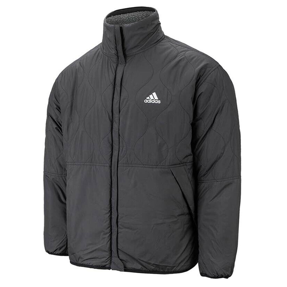 adidas Men's Reversible Padded Sherpa Jacket Grey、mySite、bottomscart