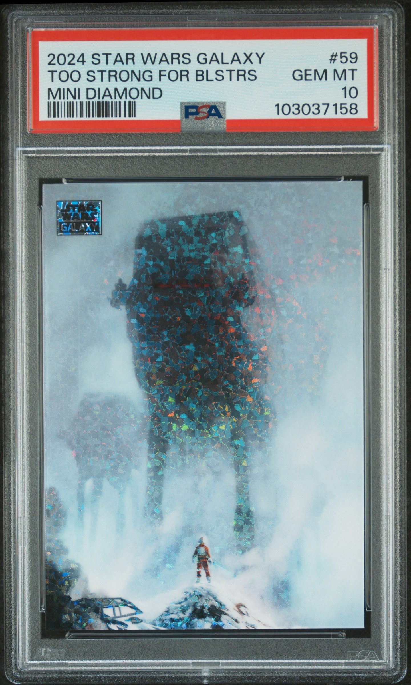 Too Strong For Blstrs #59 Mini Diamond PSA 10 Topps Chrome Star Wars Galaxy 2024、mySite、waistdrama