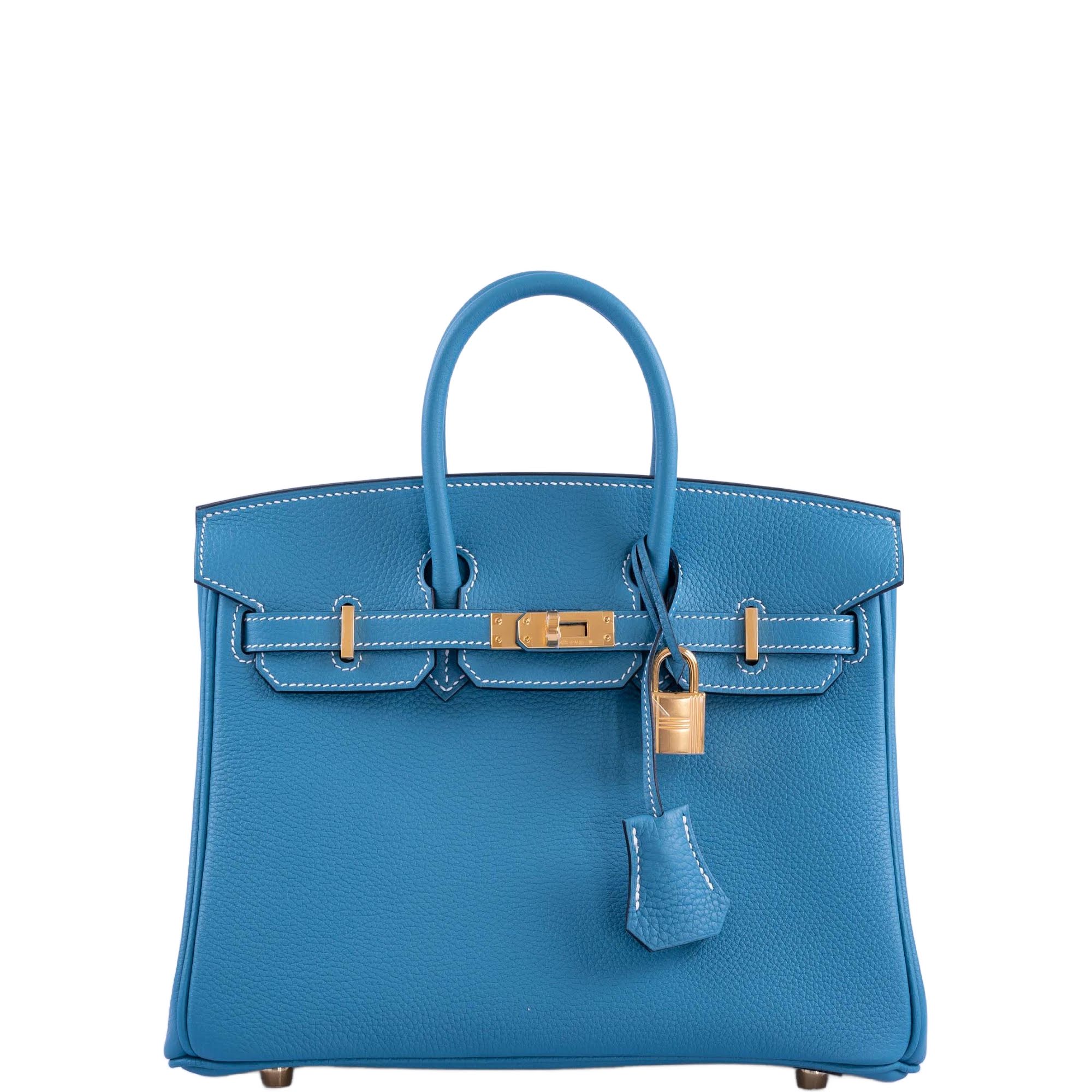 Hermès Birkin 25 Blue Jean Togo Gold Hardware、mySite、garminoutage.com