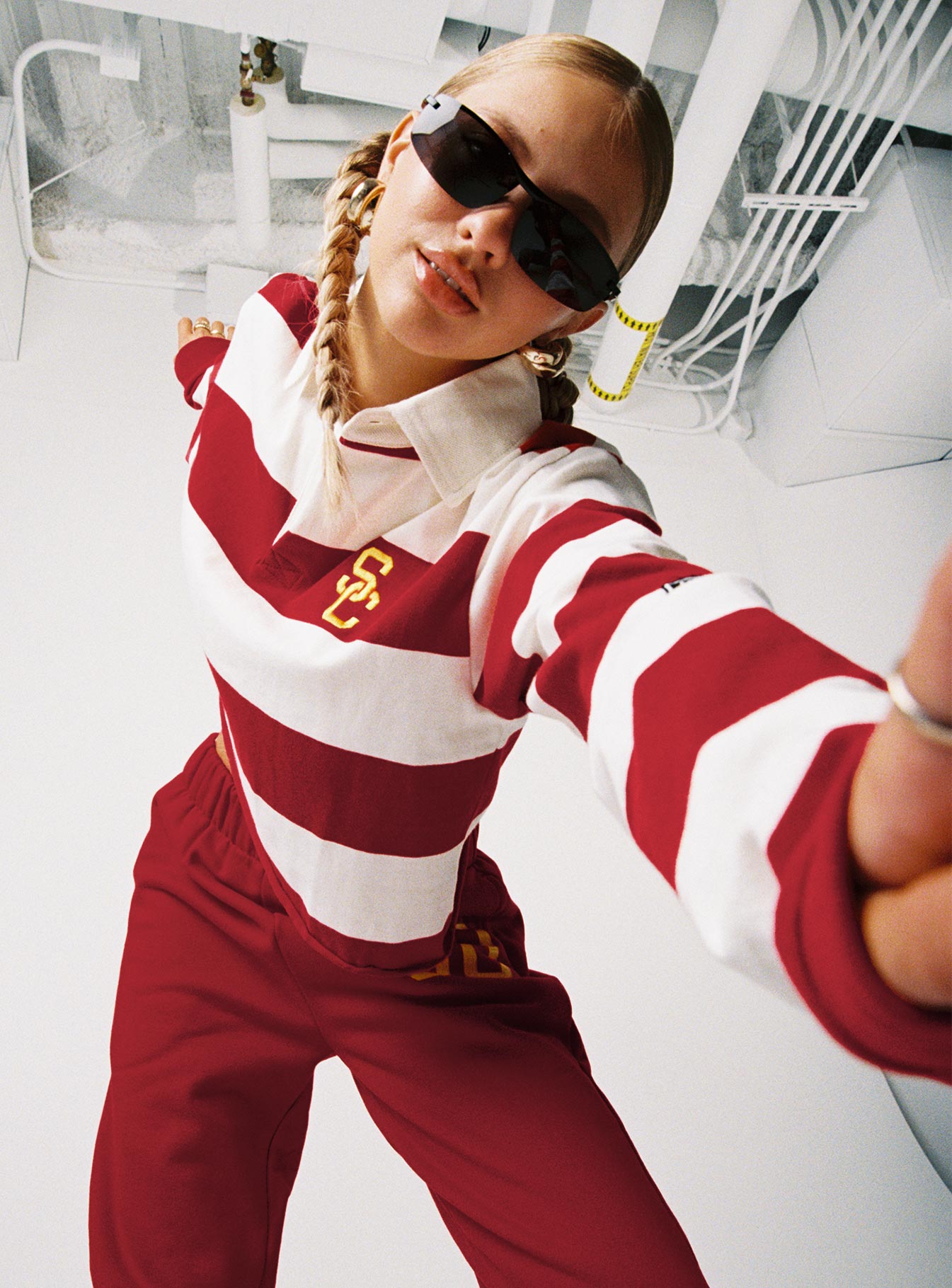 USC Rugby Polo Cardinal Red、mySite、solidvoid