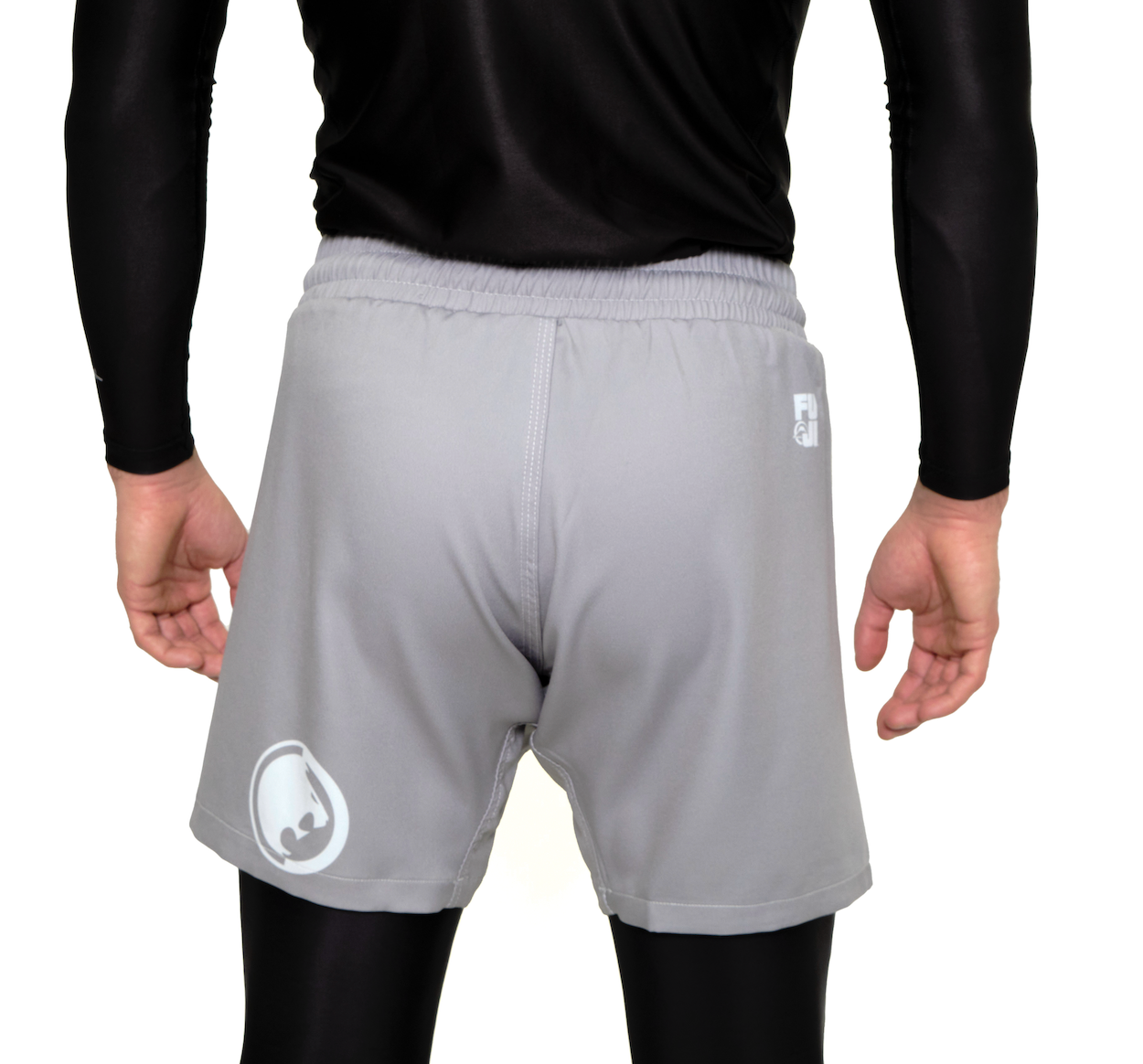 Renzo Gracie Standard Fight Shorts - Grey、mySite、gigharbornorthrealestate