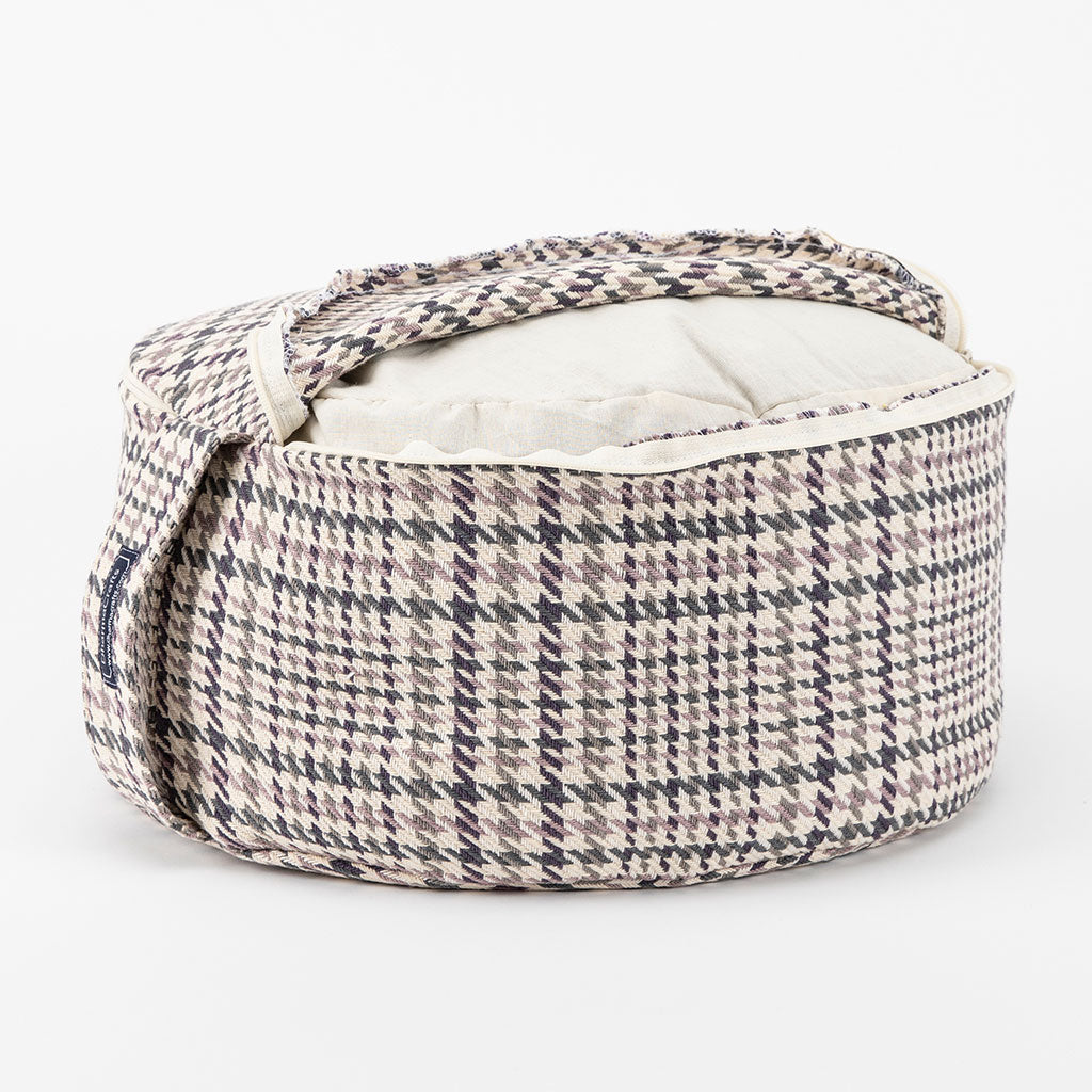 Houndstooth Plaid Buckwheat Hull Zafu、mySite、topwebapps