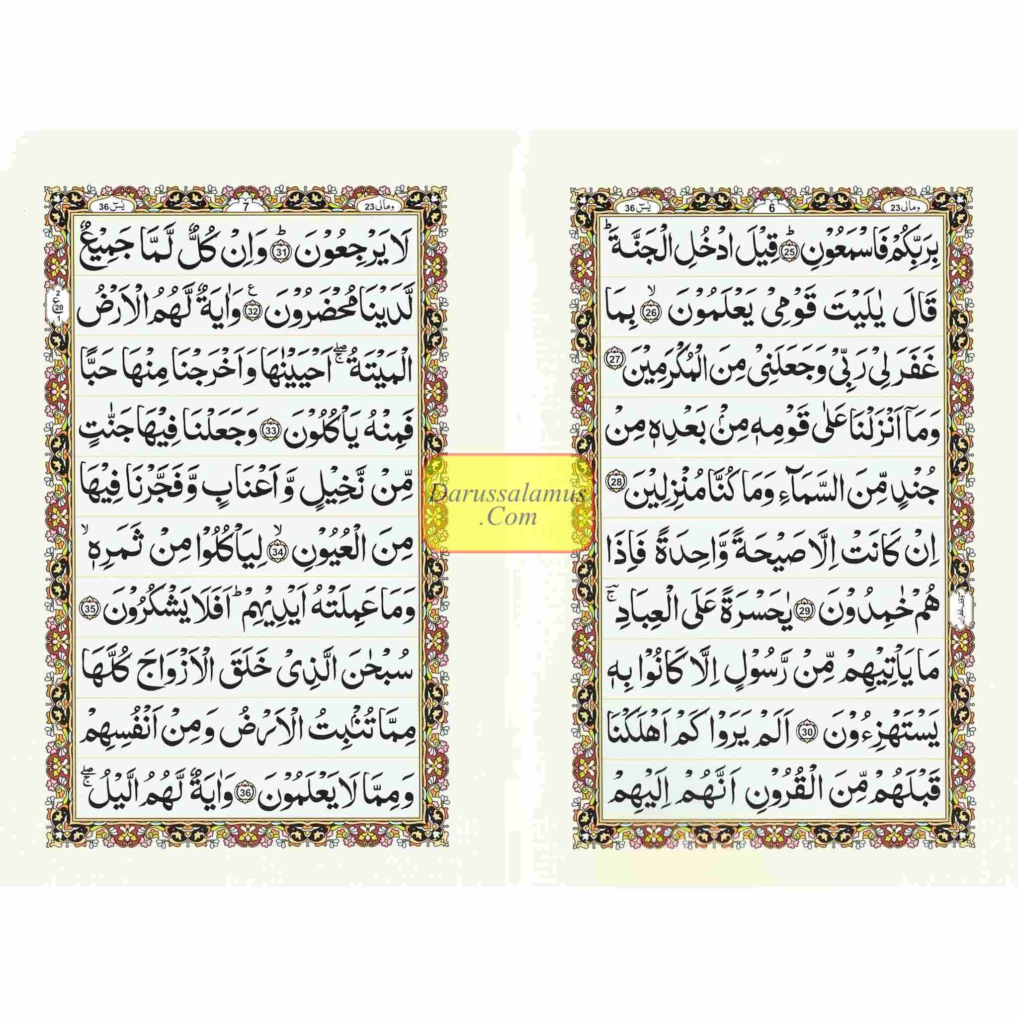 Sura Yaseen small Size Persian ,Pakistani ,Indian Script,Ref 325、mySite、topwebapps