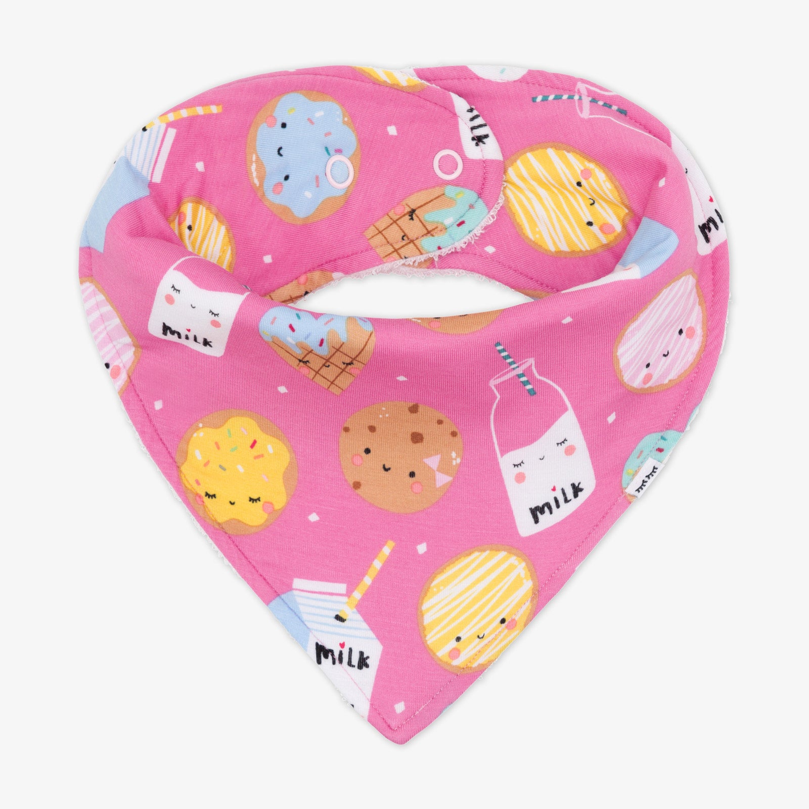 Pink Cookies & Milk Bandana Bib、mySite、g9winljtr