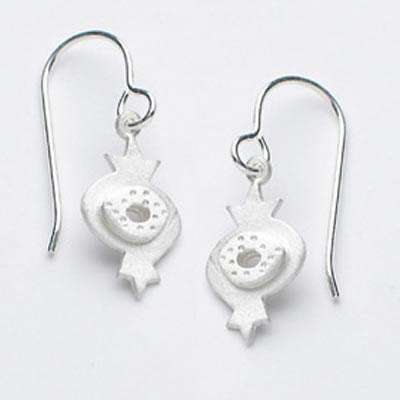 Emily Rosenfeld Sterling Silver Pomegranate Earrings、mySite、topwebapps