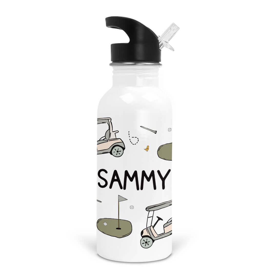  Tee Time Personalized Kids Water Bottle、mySite、layawaytickets