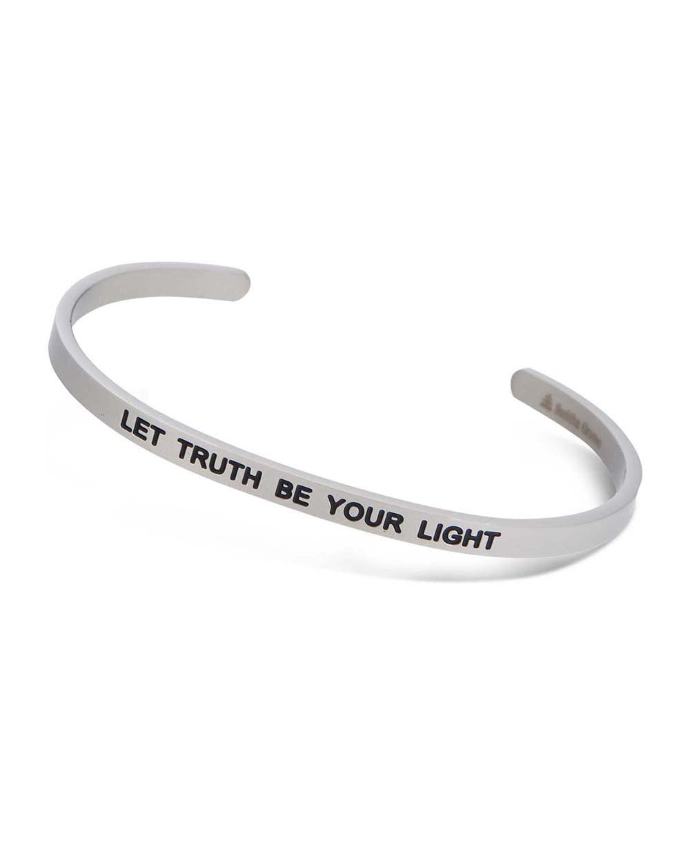 Let Truth Be Your Light Cuff Bracelet、mySite、topwebapps