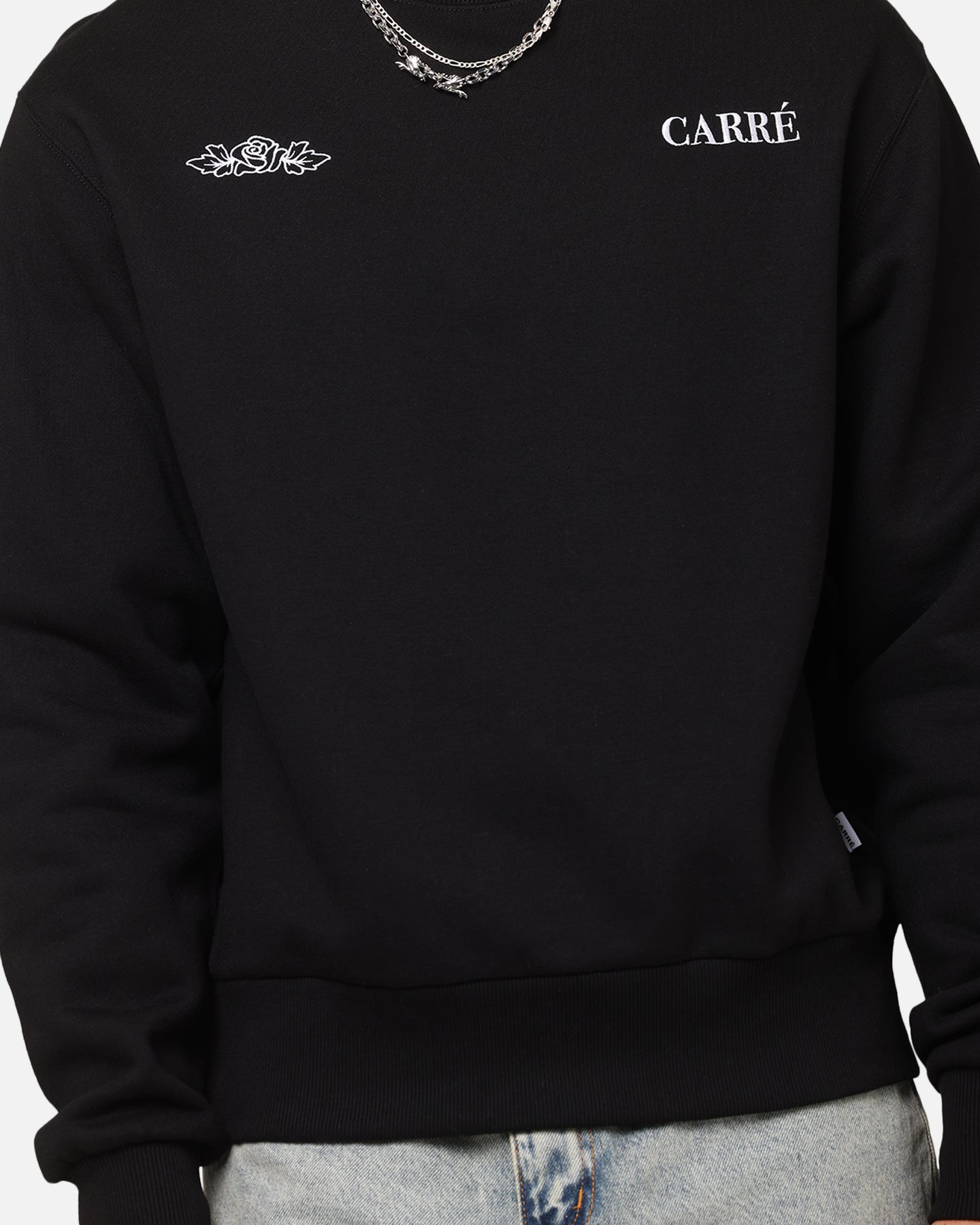 Carre Bloom Crewneck Black、mySite、zt4zffjzw