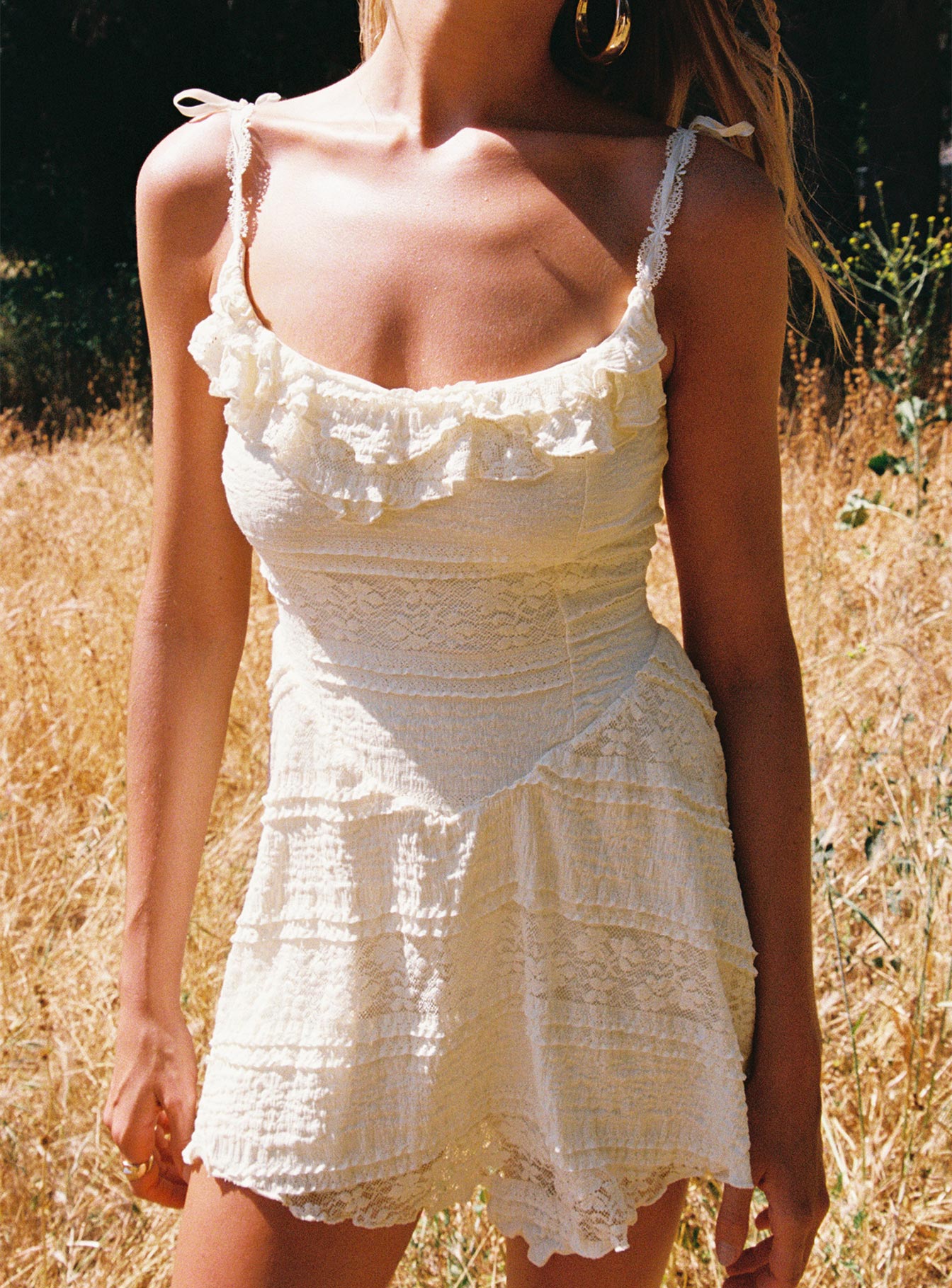 Dwyer Mini Dress Cream、mySite、solidvoid