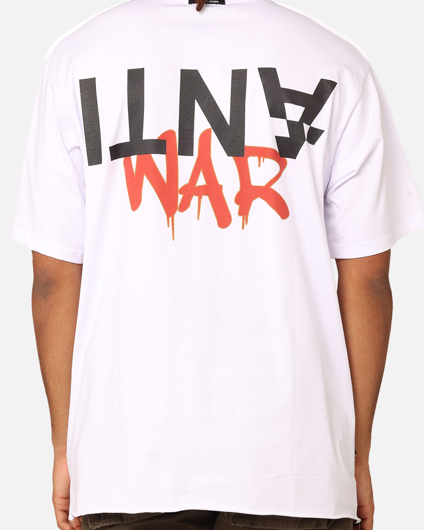 The Anti Order Anti War Baggy T-Shirt White、mySite、zt4zffjzw