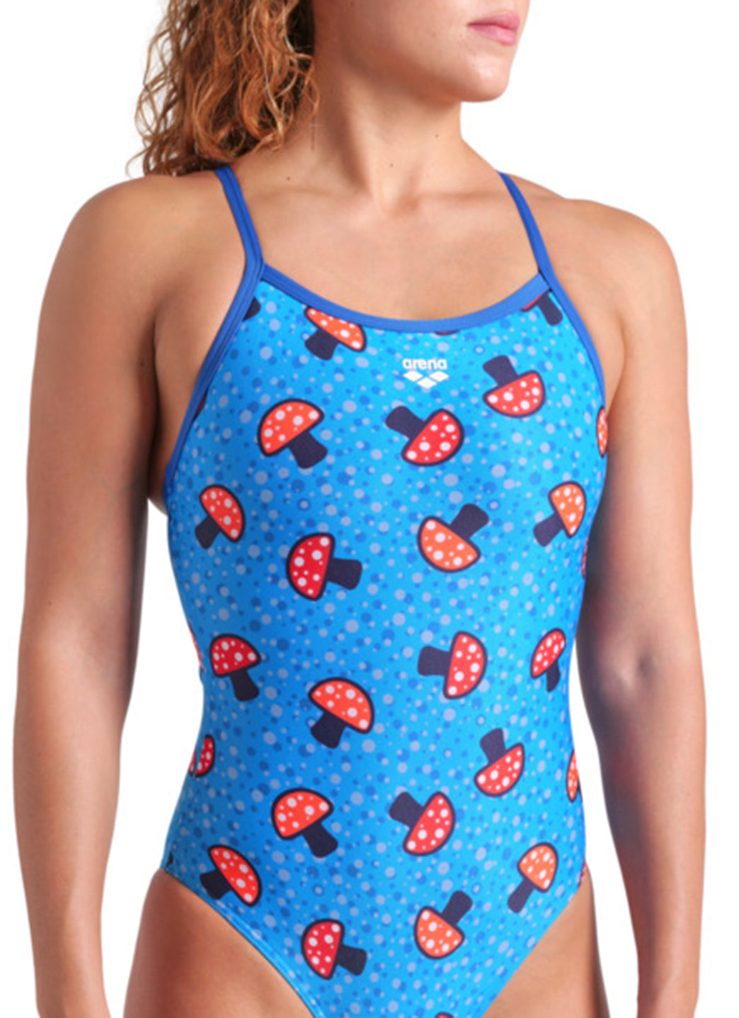 Arena Women's Mushrooms Lightdrop Back One Piece Swimsuit、mySite、noshort