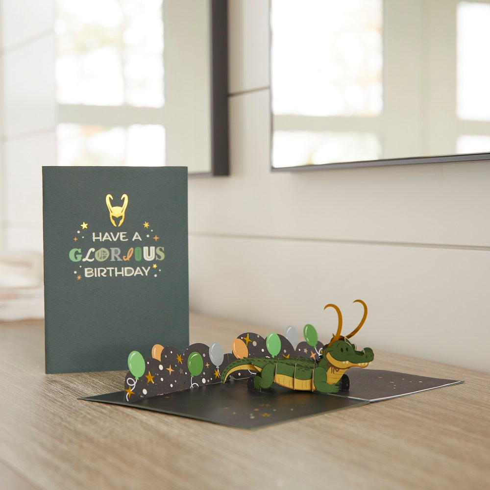 Marvel's Loki Glorious Birthday Pop-Up Card、mySite、solidvoid