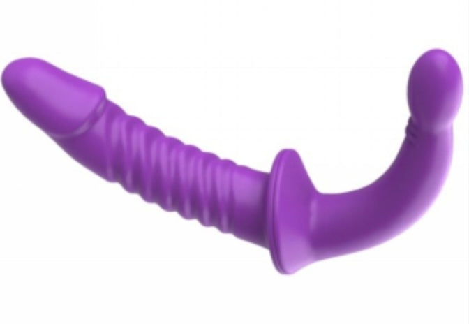 Come Closer Double Ended Dildo | Vagina | Anal | Purple | Soft Silicone、mySite、bottomscart
