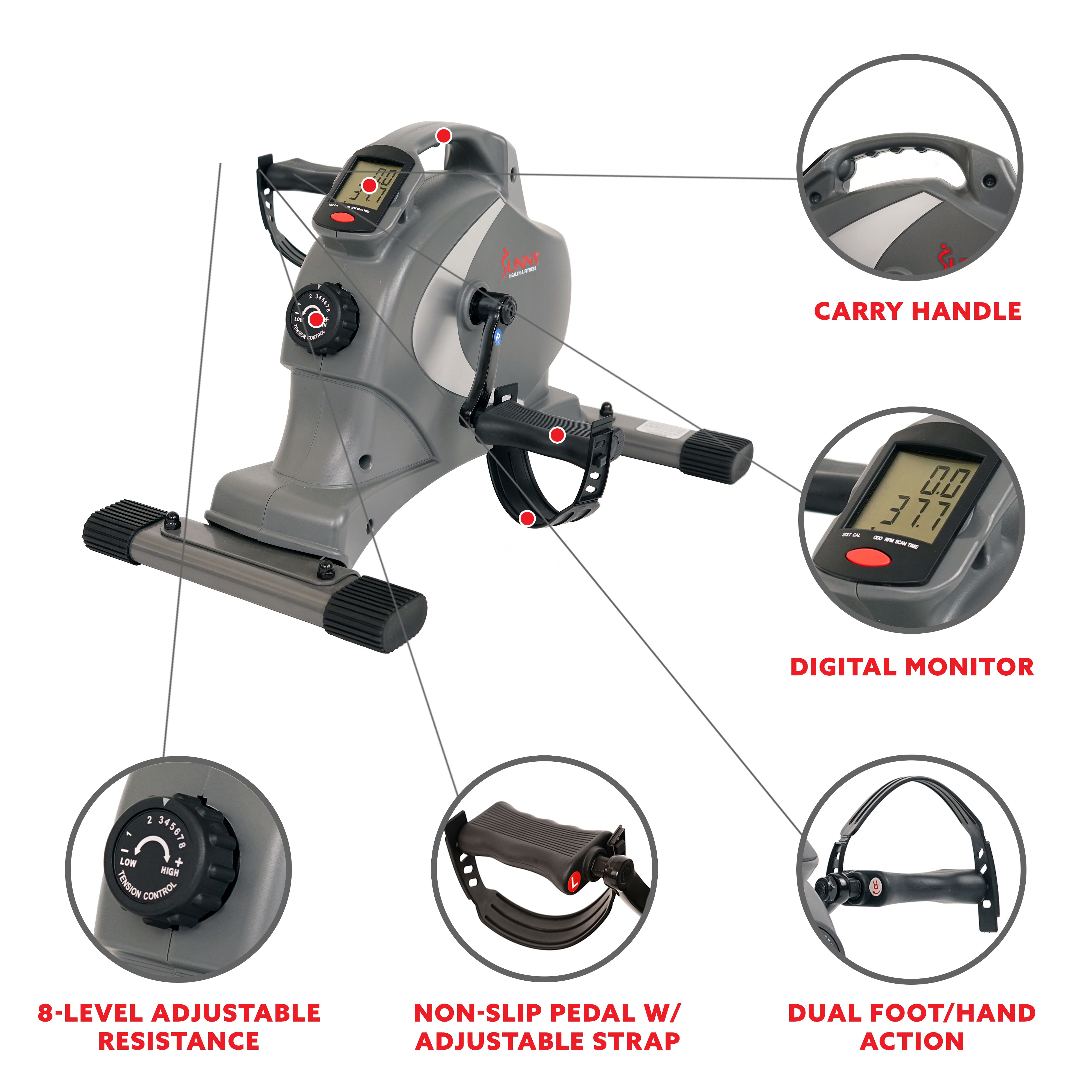  Magnetic Mini Exercise Bike、mySite、ghnorth