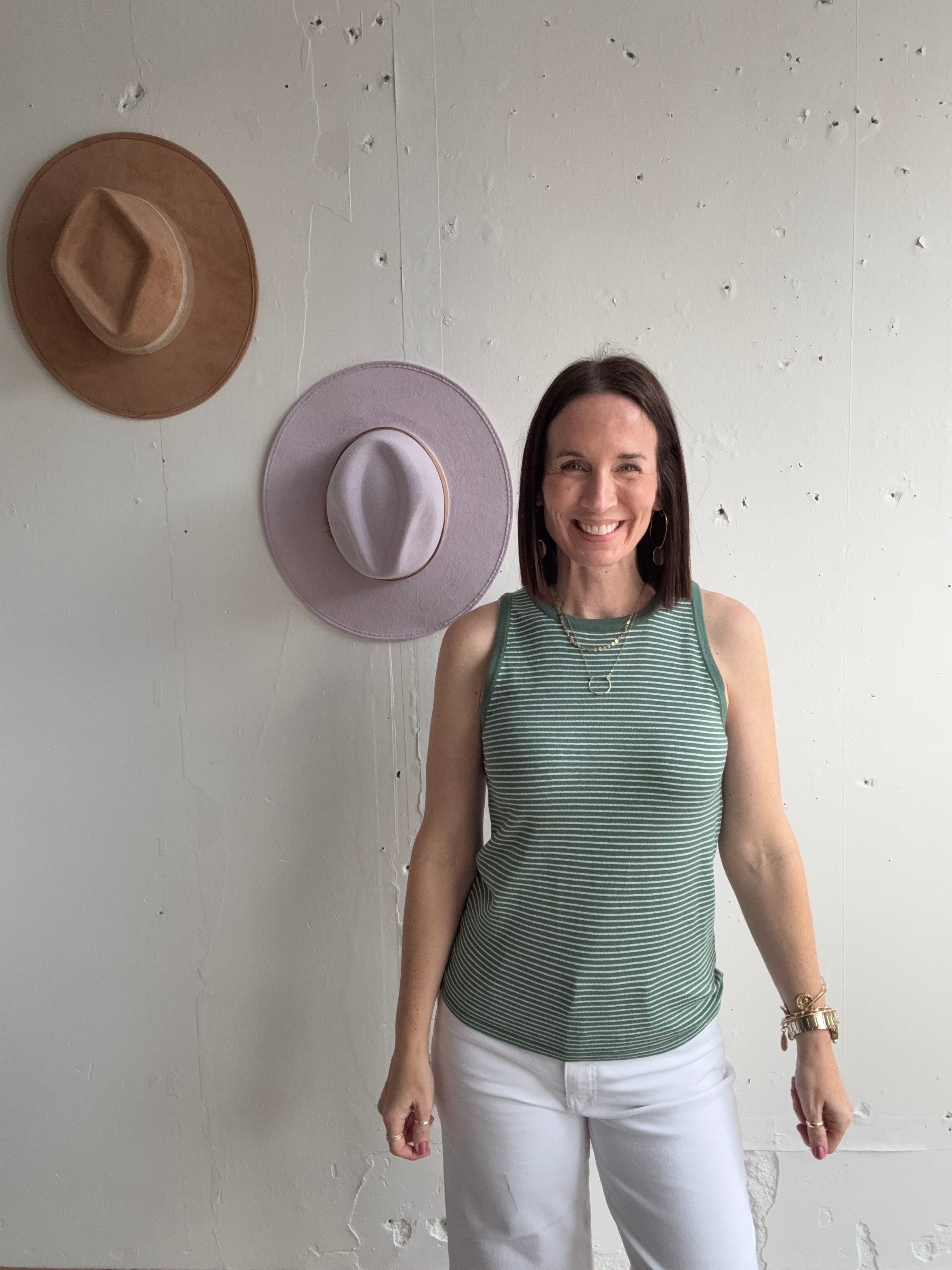 Holly’s Striped Tank、mySite、garagedoors4me