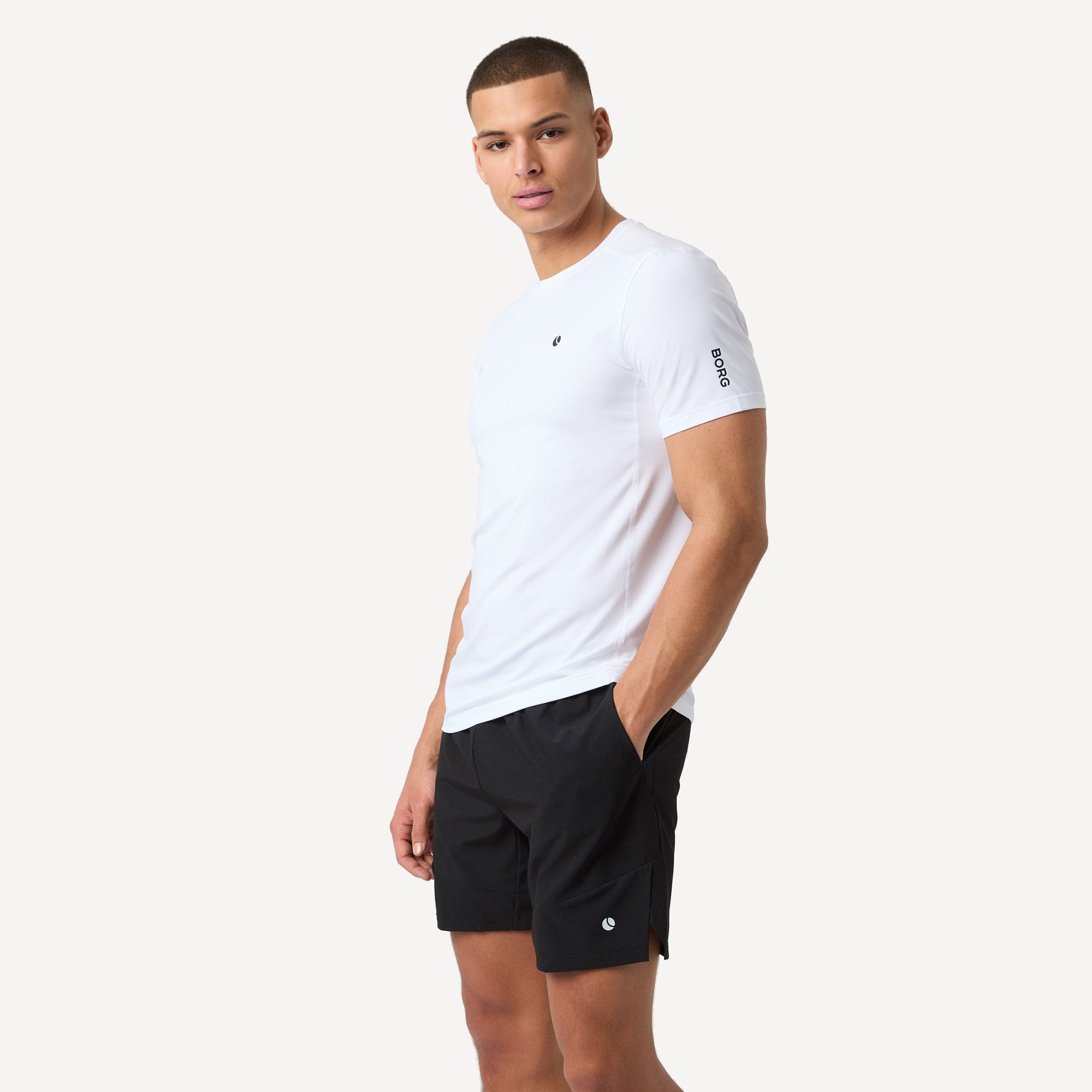 Bj枚rn Borg Ace Men's Mesh Panel Tennis Shirt